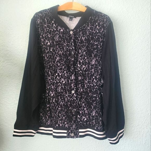 Torrid leopard print long sleeve jacket - Picture 1 of 16